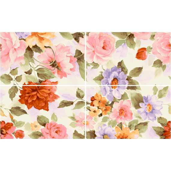 Керамическая плитка LN-P-ROS2 LINE Rose 2 50Х80