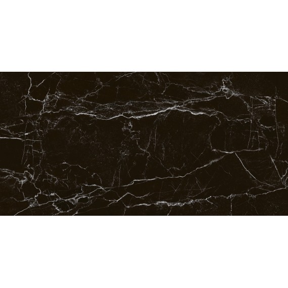 Керамогранит LP6012G0121R Керамогранит Intense Nero чёрный матовый карвинг 59,5х119,1