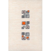 LR-D2-OR Декор LAURA Cube оранжевый 20Х30