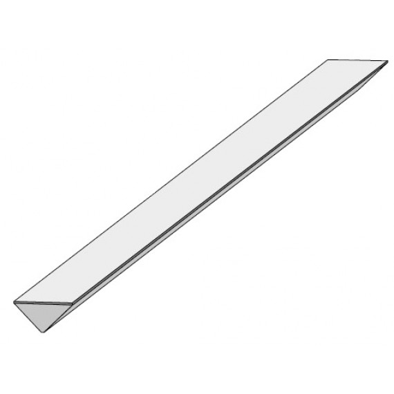 Керамическая плитка LR1W Raw White Corner 1.4x50