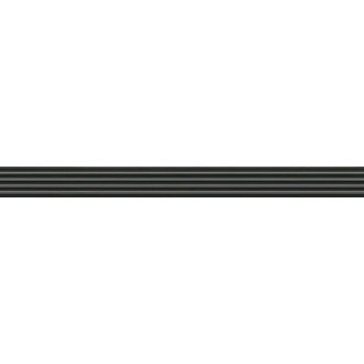 LSA018 Бордюр Кастильони черный структура 40*3.4