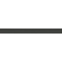 LSA018 Плитка Бордюр Кастильони черный структура 40*3.4