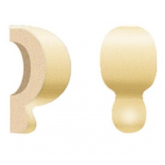 Керамическая плитка LT AE 02 Angolo Esterno London Crema 2,5x5