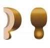 LT AE 03 ANGOLO ESTERNO LONDON ORO 2,5X5