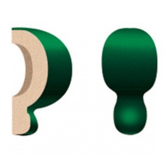 Керамическая плитка LT AE 09 Angolo Esterno London Verde 2,5x5