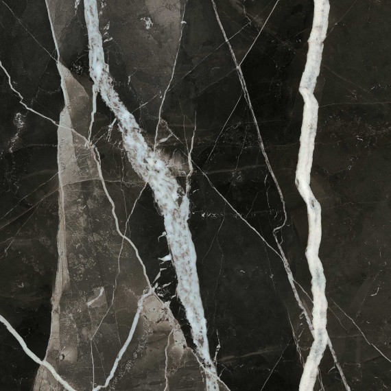 Керамогранит LU1208631 Керамогранит Calacatta Black Lucido 8mm 120x120
