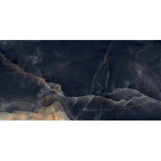 Laparet Керамогранит Interstellar Black чёрный полированный 80х160