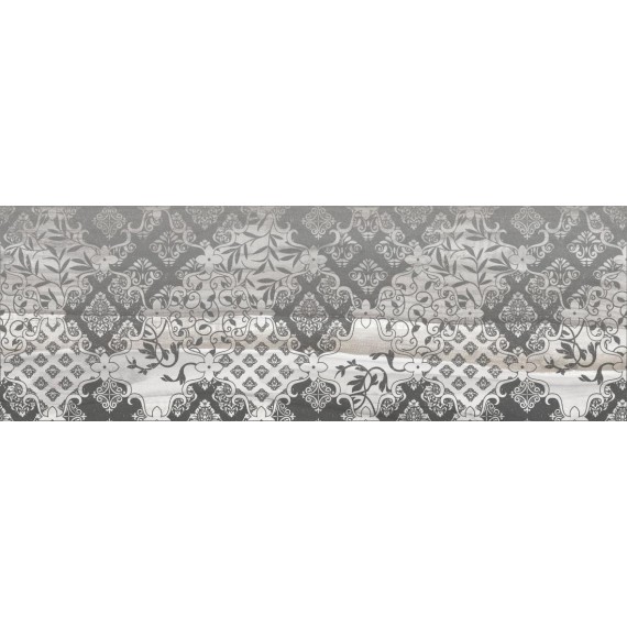 Керамическая плитка Laparet Плитка Декор Grace Fancy серый 20х60