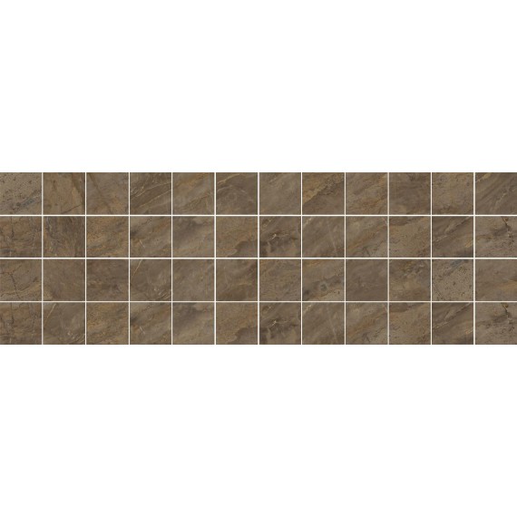 Мозаика Laparet MM60072 Мозаика Royal Декор мозаичный коричневый 20х60