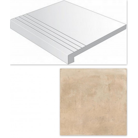 Ступени Laverton Gradone Colerne Antideslizante Beige 30*30