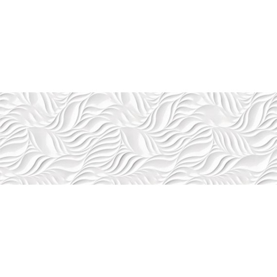 Керамическая плитка Leaves Glaciar Brillo 30x90