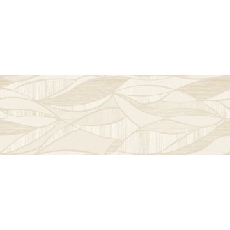 Lino Decor Blanco Hojas 31.6x90