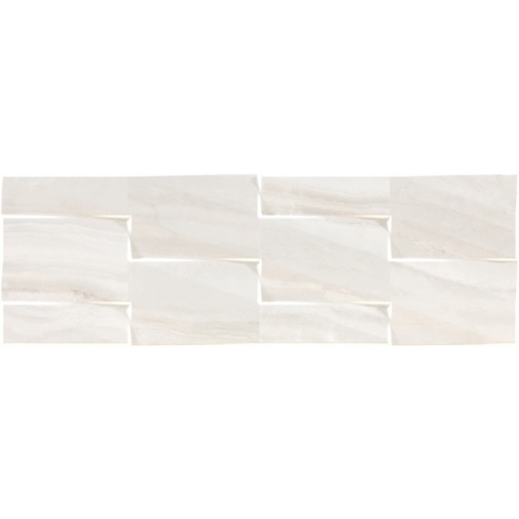 Керамическая плитка Lira Prisma White 25x75