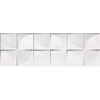 Locarno White Quardra 25x75x0.9