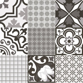 Logos Negro Satin 58x58