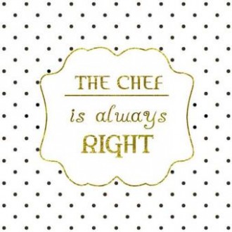 Love Cook Decor Chef 15*15