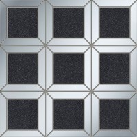 Lucid square black 29.8x29.8