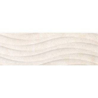Luxor cream wave 25x75