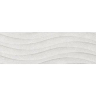 Luxor wave white 25x75