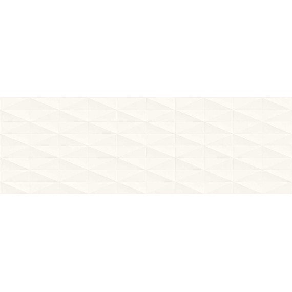 Керамическая плитка M1AA Eclettica White Struttura Diamond 3D Rett 40x120