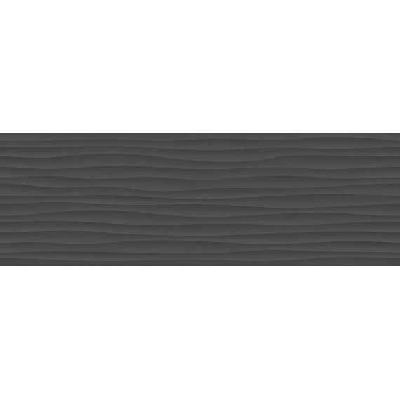 Керамическая плитка M1AG Eclettica Anthracite Struttura Wave 3D Rett 40x120