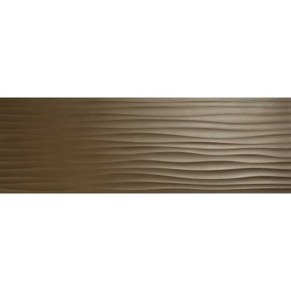 Керамическая плитка M1AM Eclettica Bronze Struttura Wave 3D Rett 40x120