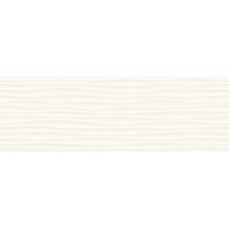 M1J4 Eclettica White Struttura Wave 3D Rett 40x120