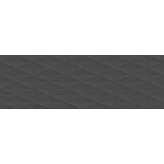 Керамическая плитка M1J7 Eclettica Anthracite Struttura Diamond 3D Rett 40x120