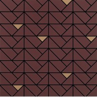 M3J4 Eclettica Purple Mosaico Bronze 40x40