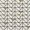M3J8 Eclettica Cream Mosaico Bronze 40x40