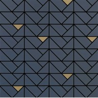 M3JH Eclettica Blue Mosaico Bronze 40x40