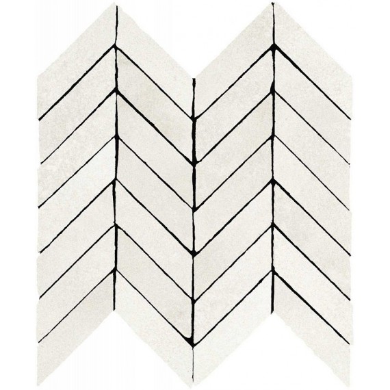 Мозаика M3SC Alchimia Mosaico Spina White 30x37