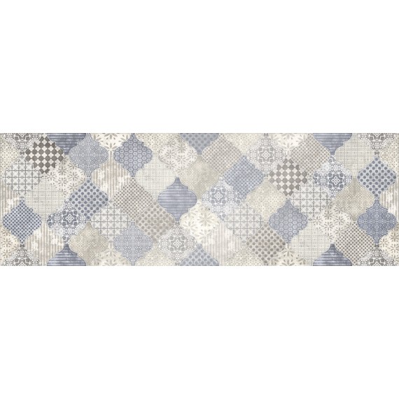 Керамическая плитка MA2S041DT Majolika Blue вставка A 20x60