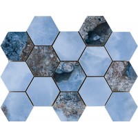 MALLA HEX CR. LUX DANAE NAVI 32,5x22,5
