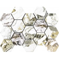 MALLA HEX CR LUX GROTTA ORO 32.5x22.5