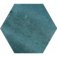 MFFF Керамогранит Lume Blue Lux Esagona 21x18.2