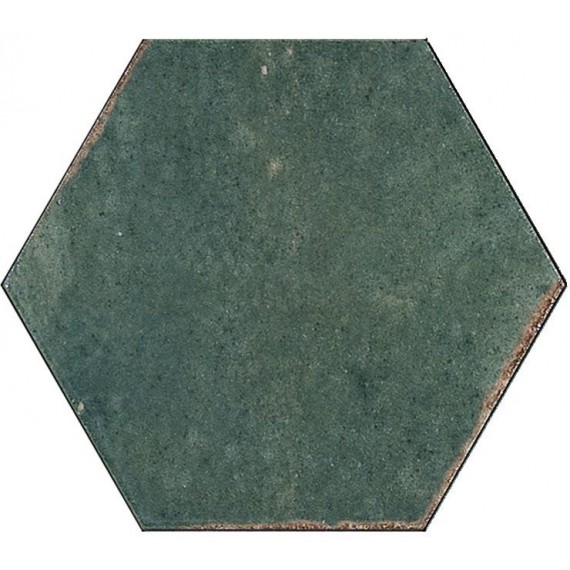 Керамогранит MFFG Керамогранит Lume Green Lux Esagona 21x18.2