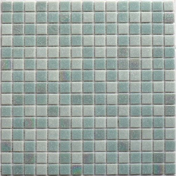 Мозаика MIX25 стекло серый (сетка) 20x20x4 327x327