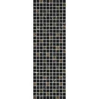MM12111 Плитка Астория черный мозаичный 25x75