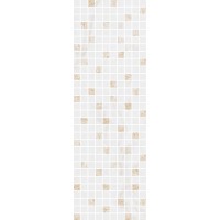 MM12112 Плитка Астория белый мозаичный 25x75
