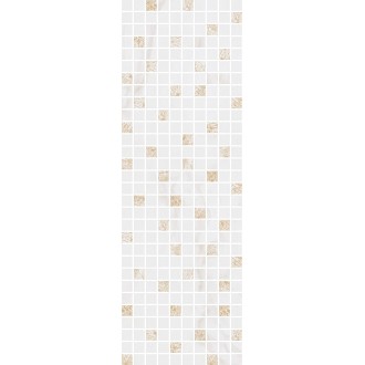 MM12112 Плитка Астория белый мозаичный 25x75