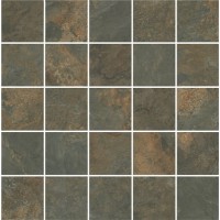 MM12132 Плитка Рамбла коричневый мозаичный 25x25
