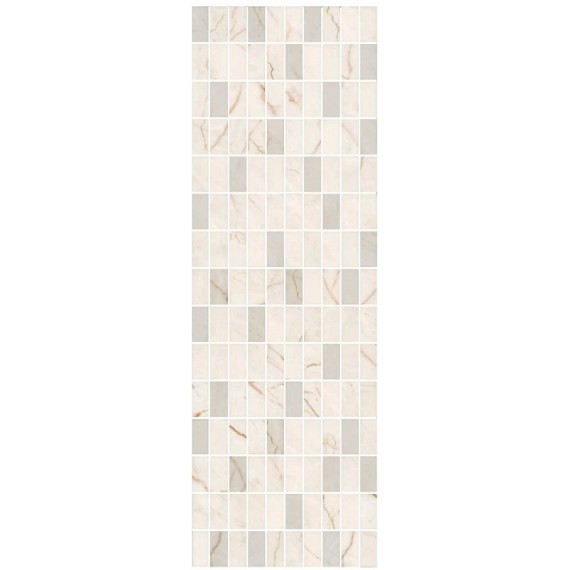 Ступени MM12142 Плитка Декор Театро беж светлый мозаичный 25*75