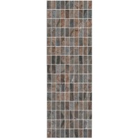 MM12143 Плитка Декор Театро коричневый мозаичный 25*75