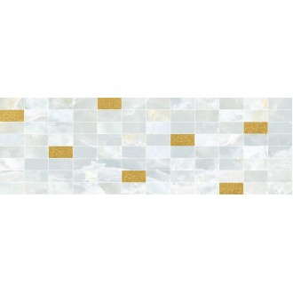MM60156 Декор мозаичный Eden светло-голубой золото 20х60