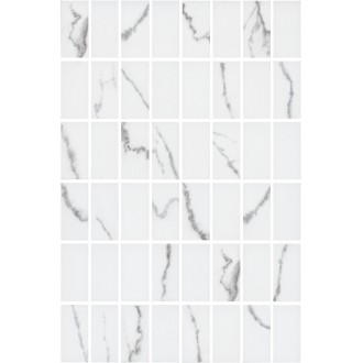 MM8380 Мозаика Декор Мираколи мозаичный белый глянцевый 20x30x0,69