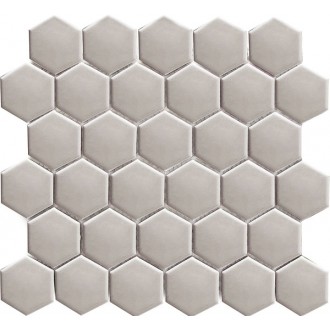 MT20116 Hexagon small Grey Glossy 26.5х27.8
