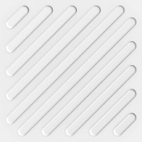 MT65 Ground Track White Turn Matt 30x30 