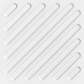 MT65 Ground Track White Turn Matt 30x30 