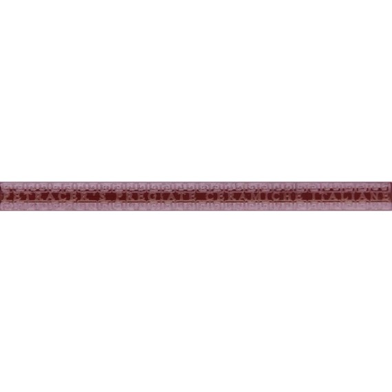 Керамическая плитка MTGR-C 01 MATITA BORDEAUX CON GRIFFE E CORNICE 1.5x20